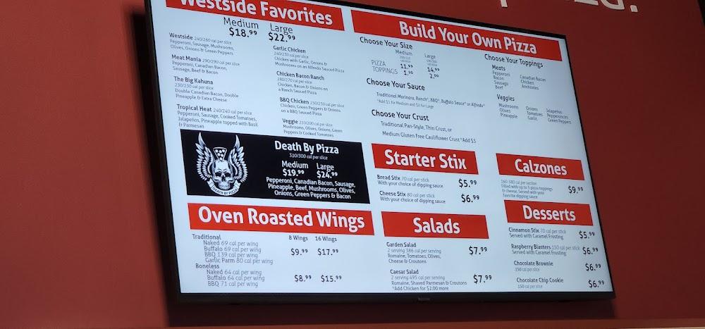 Westside Pizza Menu image 4